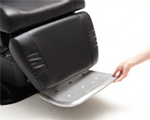 Detachable footrest on IVFW model