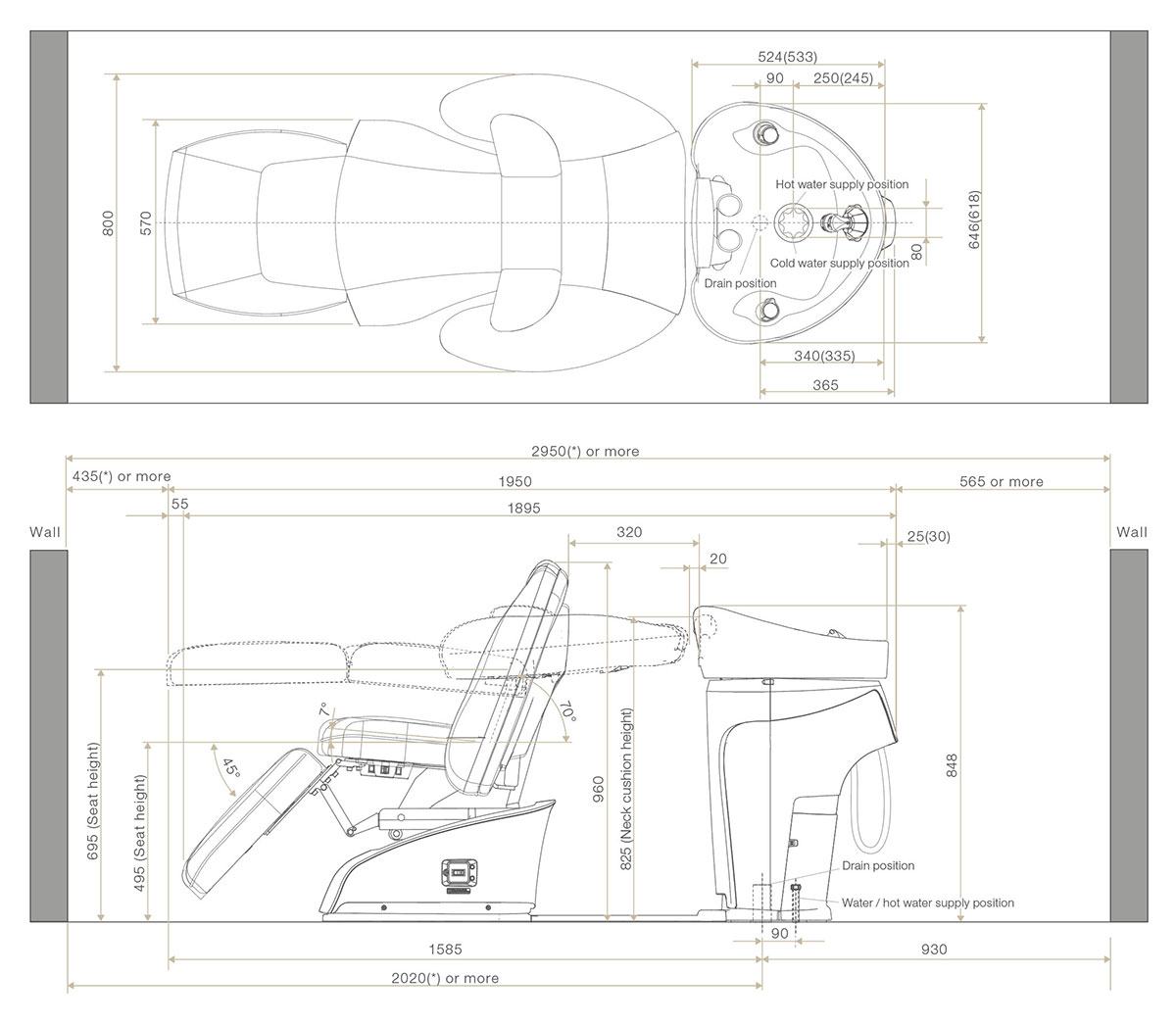 Yume Noble II dimensions